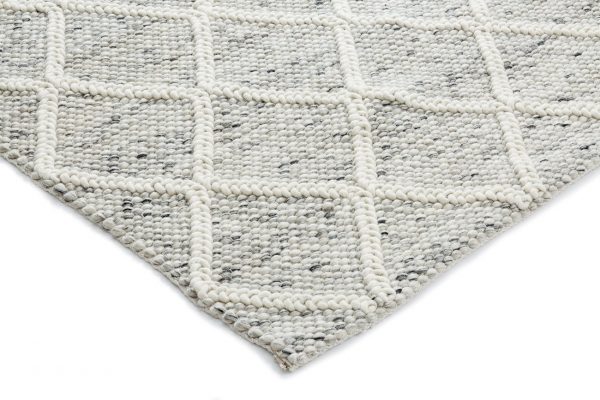 Luxury Lattice - Ivory/Grey-White