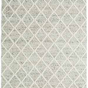 Luxury Lattice - Ivory/Grey-White