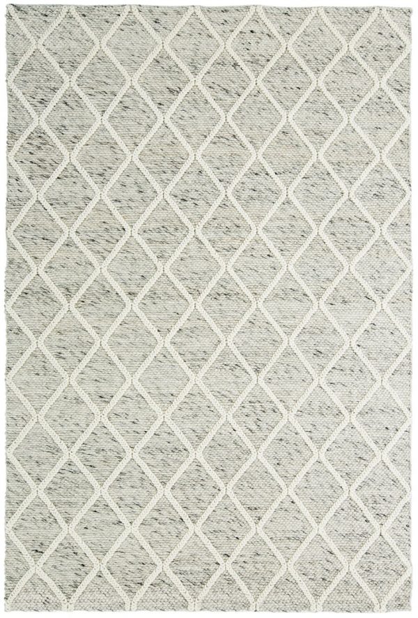 Luxury Lattice - Ivory/Grey-White